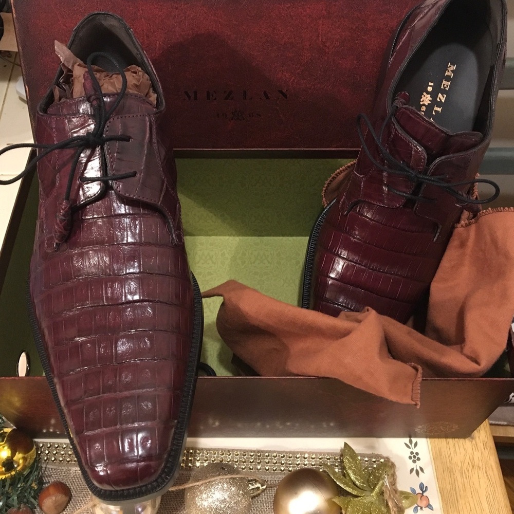 Mezlan Crocodile Shoes